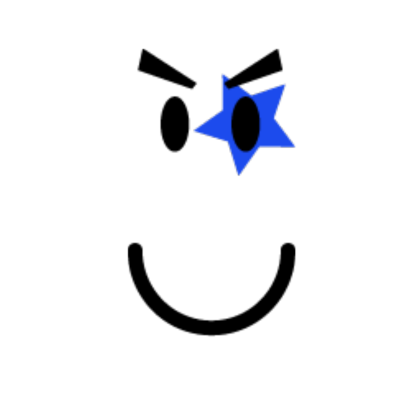 Blue Rock Star Smile